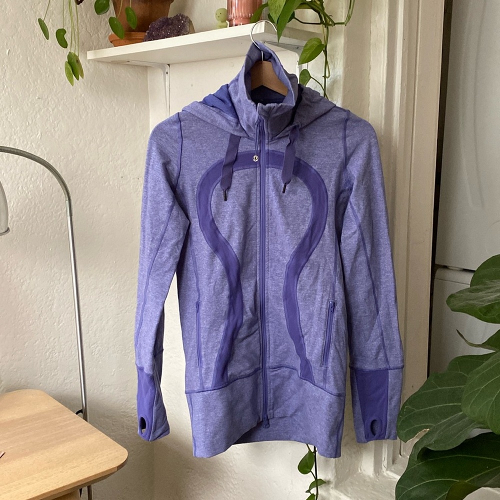 Lululemon Hooded Define Jacket - Purple (Size 4)